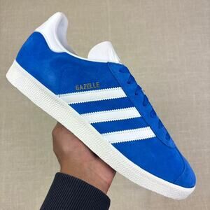 💙 2024 Adidas Gazelle "Blue Cloud White" 9W